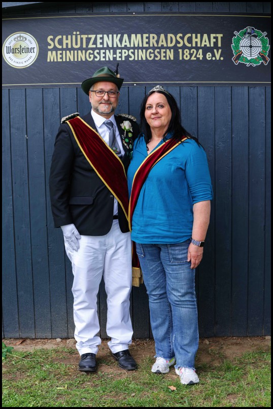 Königspaar Thorsten Prause und Uschi Wunder