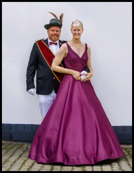 Königspaar Dennis und Miriam Hennig